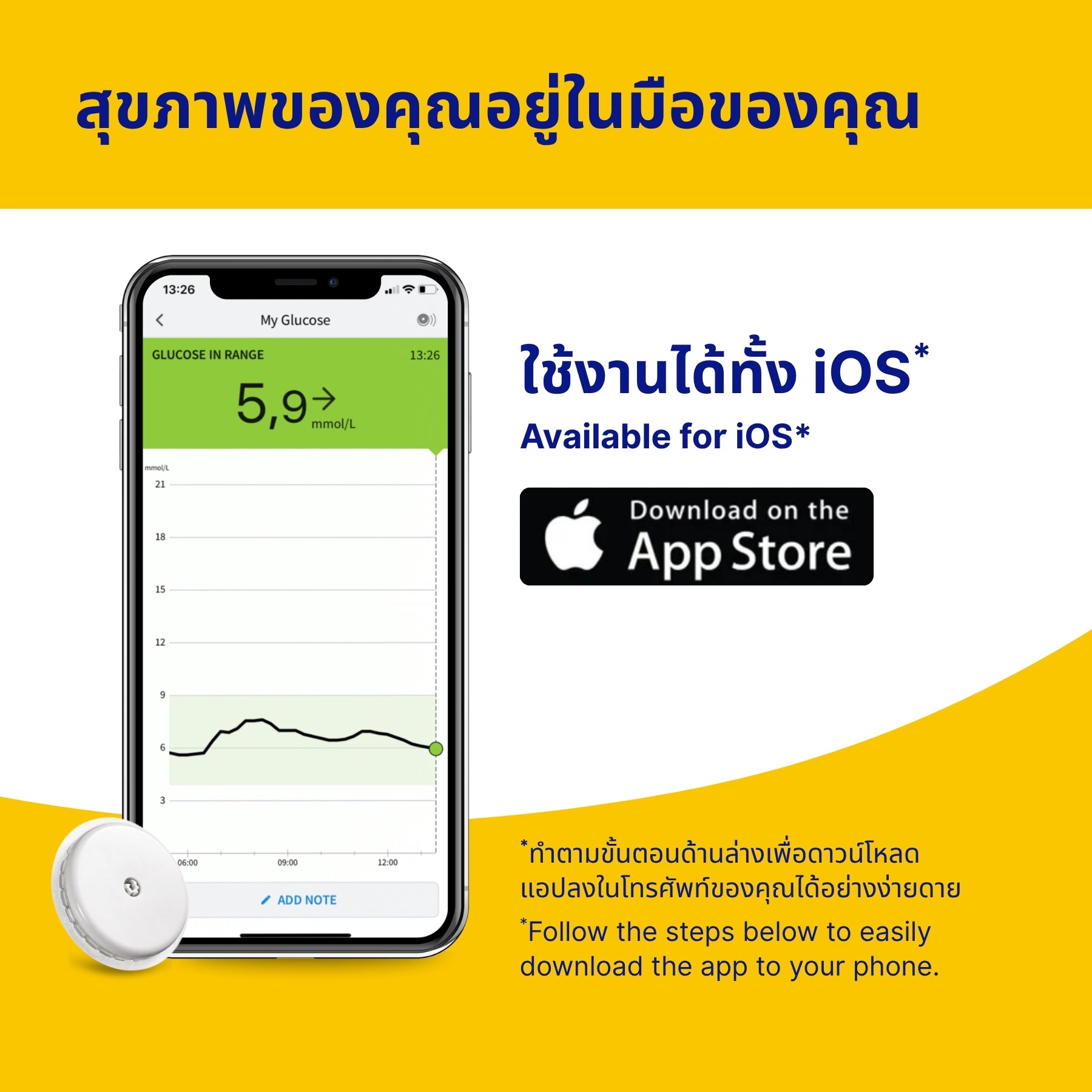 FreeStyle Libre 2+ Sensor (U.K. Store compatible only)